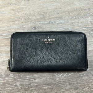 Kate Spade Black Leather Wallet